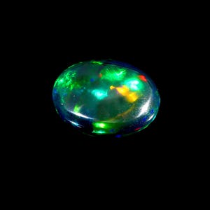 AAAAA Grade Natural Black Opal Cabochon Gemstone +Welo Fire Black Opal+ Handmade Oval Shape Opal+October Birthstone Gemstone, Size 14x11x6MM