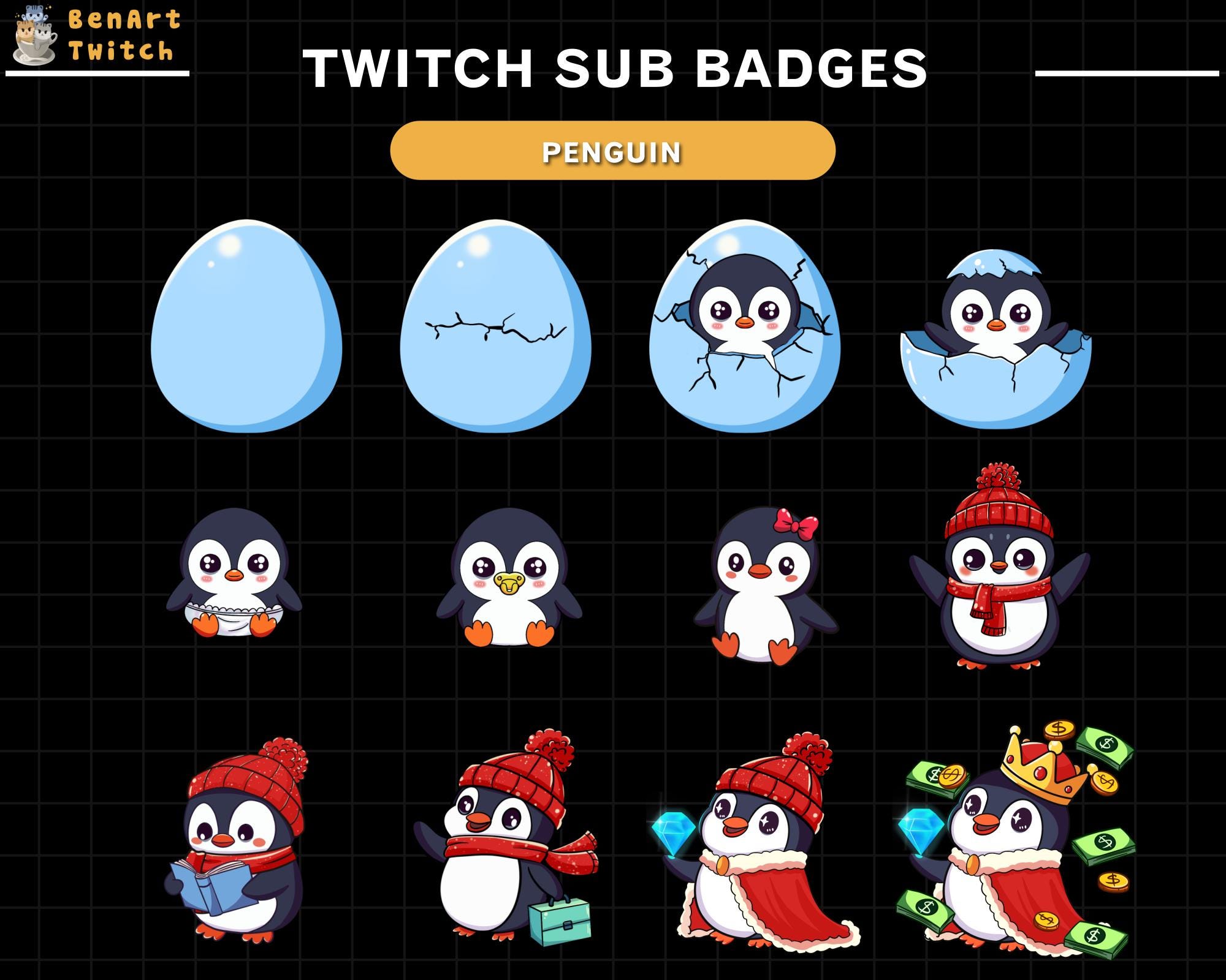 Insignia de pingüino - Etsy México, image size:2000x1600