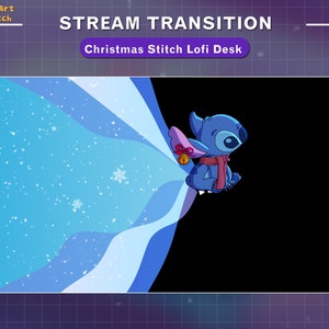 Cute Christmas Stitch Stream Transition