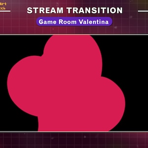Animated Stream Transition Heart Flying