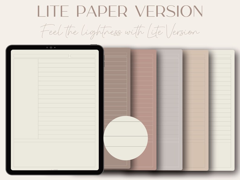 Aesthetic Digital Note Taking Template Cornell Digital Note Etsy