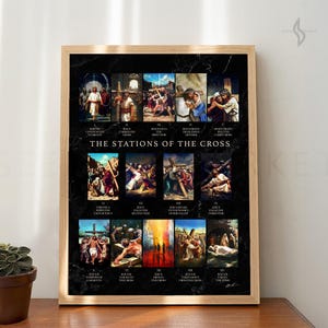 Stations of the Cross Printable Poster via Crucis Watercolor Series ...