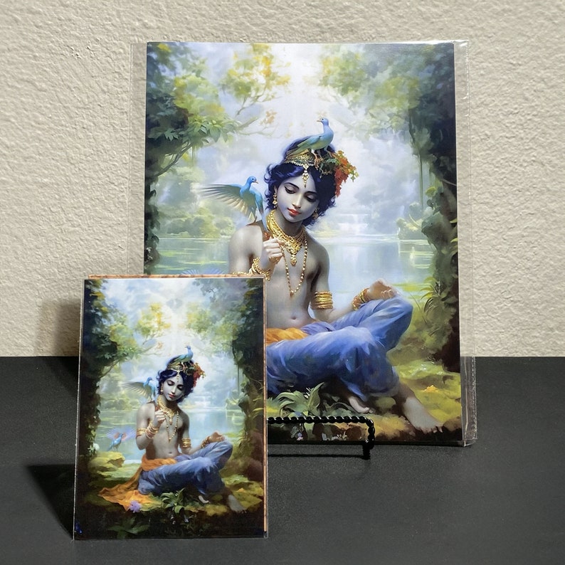 a painting of a woman sitting on the ground