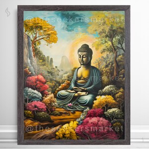 Printable Art Zen Wall Decor Buddha Meditation Art Spiritual Gift for ...