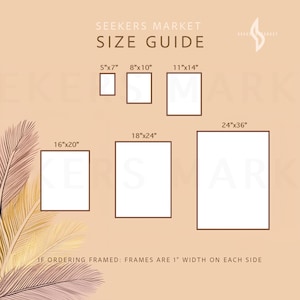 the size guide for a feathered plant