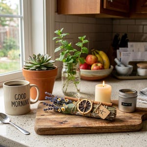 May include: A white ceramic mug with a black handle and the text "But First, Coffee" in a handwritten style. The mug is on a white surface. The mug is approximately 10 cm tall.