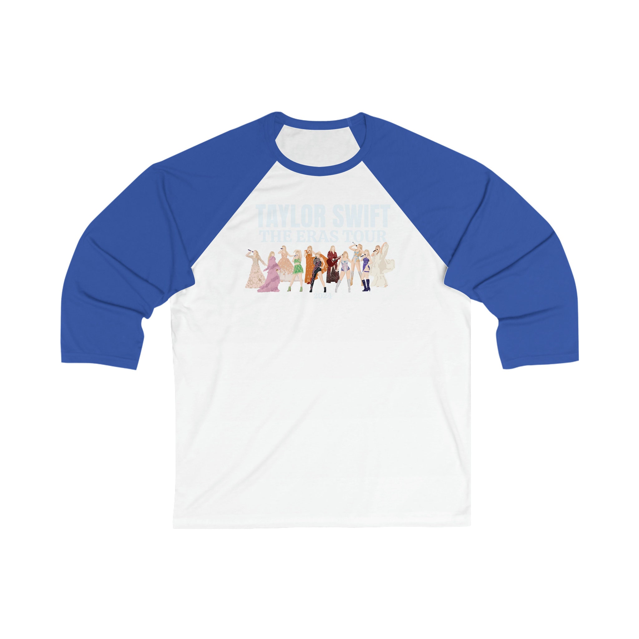 Taylor Eras Tour 2024 Unisex 3\4 Sleeve Baseball Tee