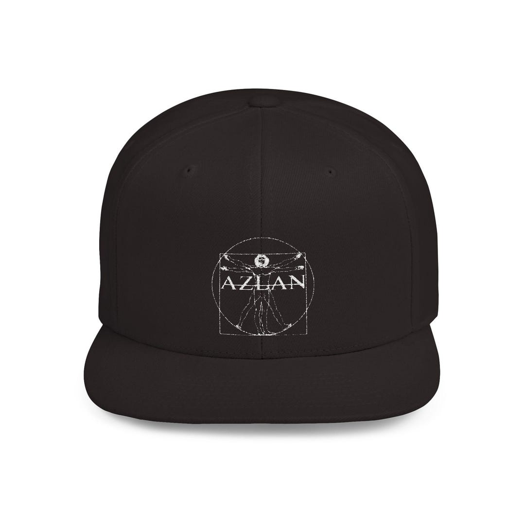 Gen Z Azlan Flat Bill Snapback Hat, Embroidered Sticker - Etsy