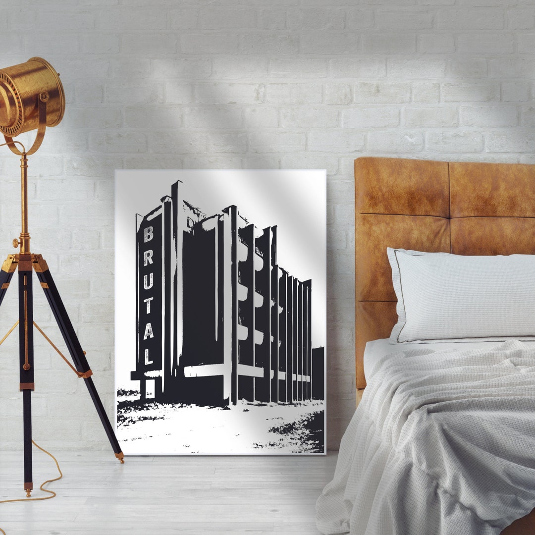 Brutalist Architecture Decoration Home Gifts Brutalist Architecture Art ...