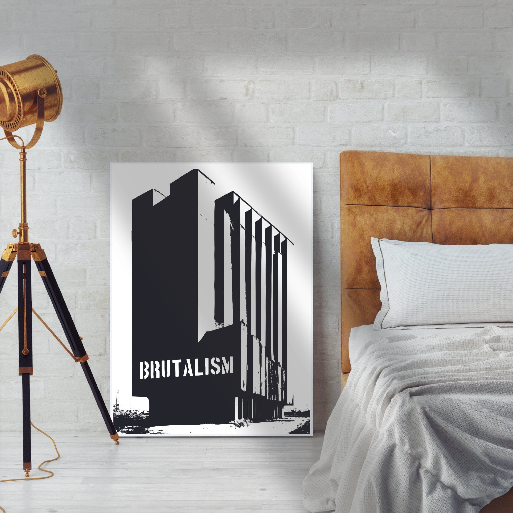 Brutalist Architecture Decoration Home Gifts Brutalist - Etsy
