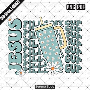 イエスは私の杯を満たします PNG、詩篇 23:5 PNG | 信仰 キリスト教と宗教 メンタルヘルス インスピレーション モチベーション、聖書 スタンレー タンブラー PNG