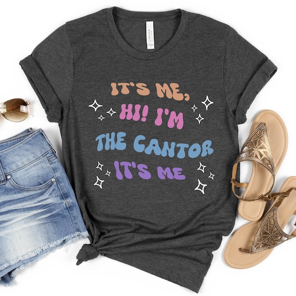 Hi, It's Me, I'm the Cantor It's Me Hebrew Shirt Swiftie Chazzan Cantor Shirt Cool Jewish Shirt Chanukah Gift Purim Shirt