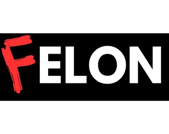 F-ELON  9 x 3 XL Bumper Sticker Fuck Elon For Angry Tesla Owners Funny Vinyl Decal Gift Accessory Musk Trump