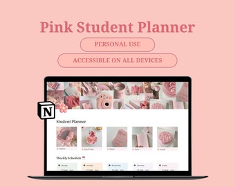 roze esthetische flirt thema student begrip sjabloon