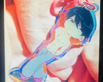 Y2K Pajamas anime fanart rainbow keychains