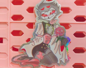 Rococo glitter Stolas sticker