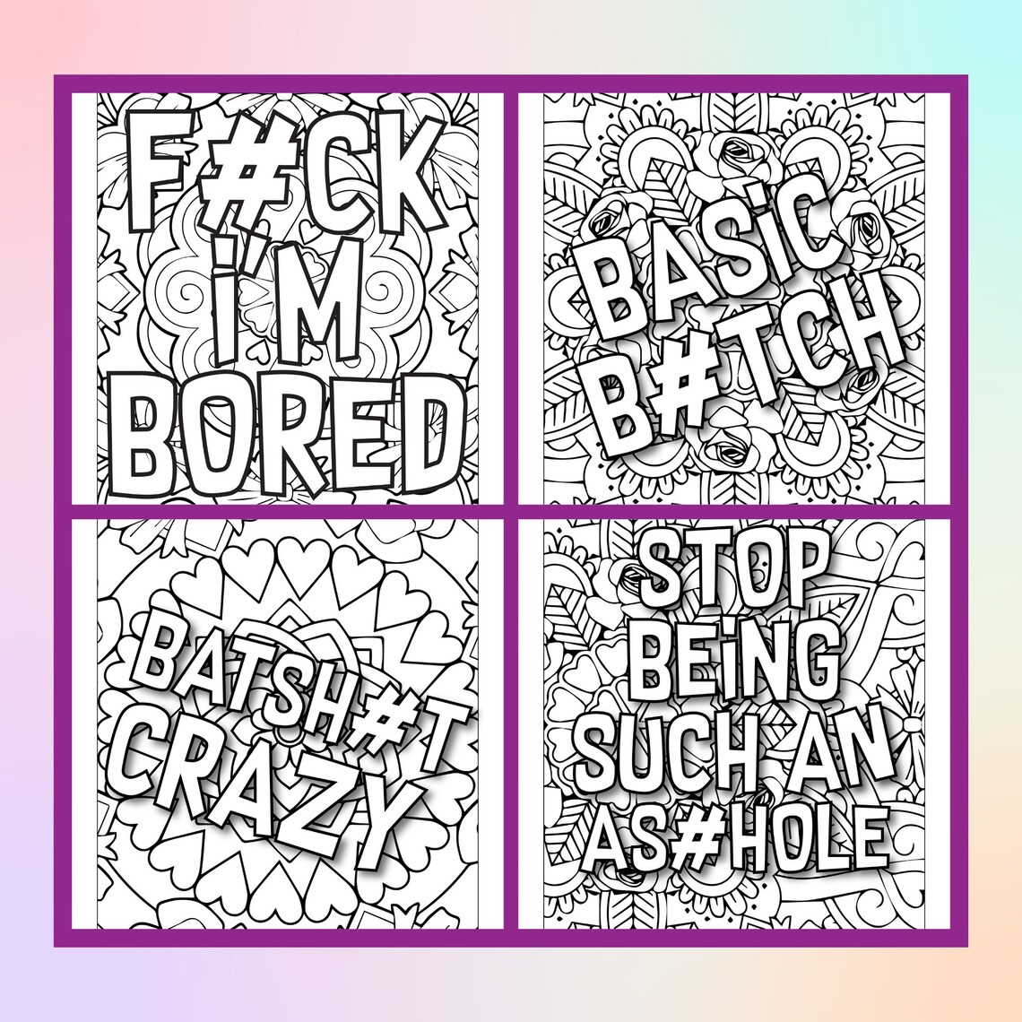 My Fucking Coloring Book Digital Download Adult Coloring Book - Etsy