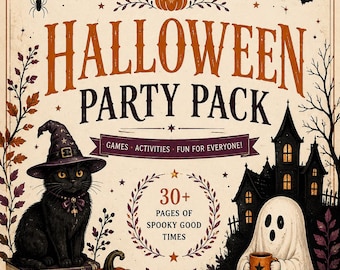 The Ultimate Halloween Party Pack | Halloween Games, Activities & Party Planner | Digital Download