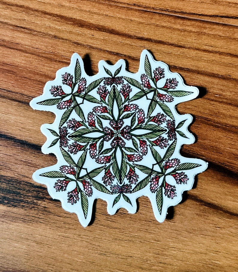 Ginger Quilt Sticker Etsy