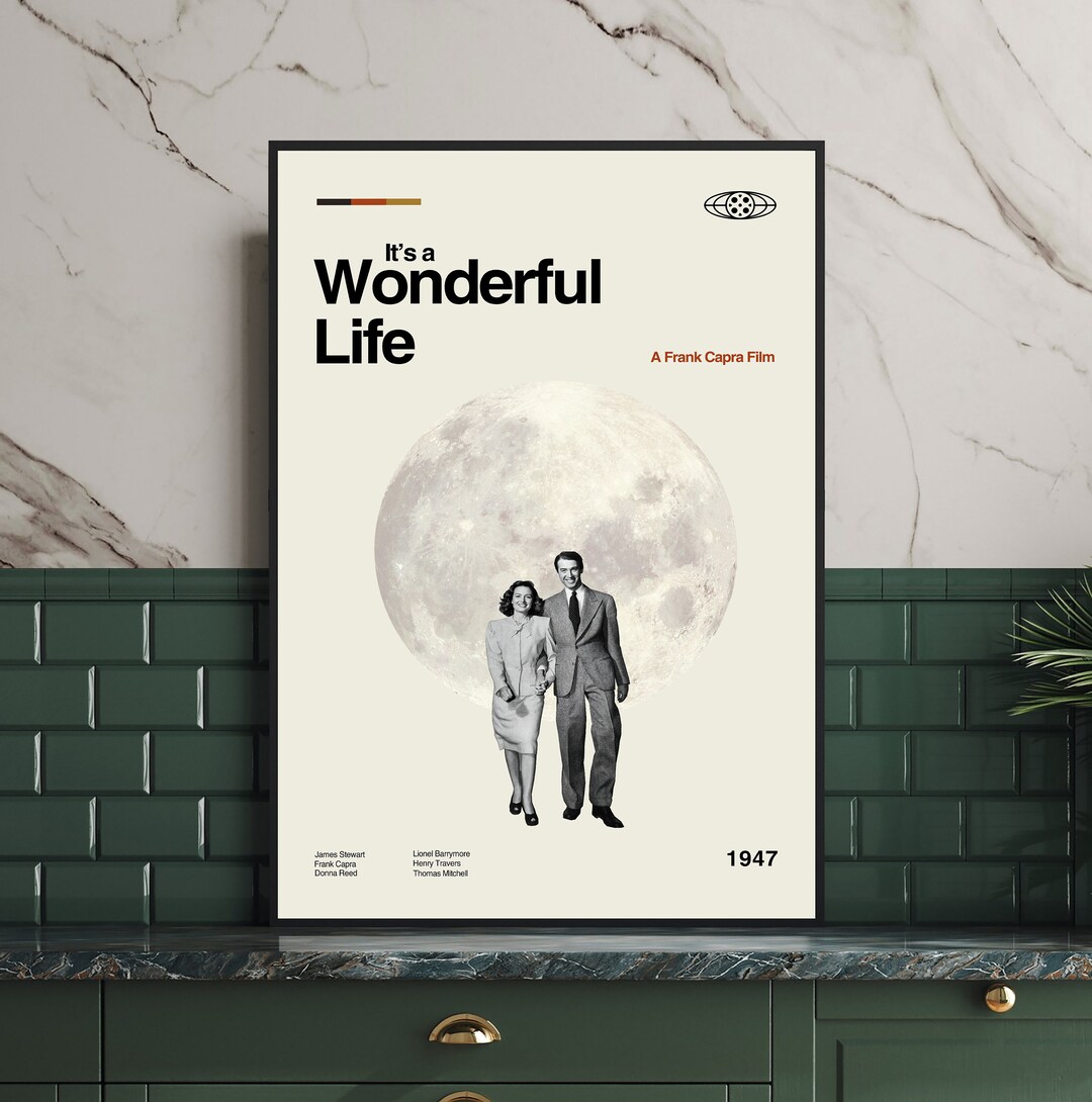 It's A Wonderful Life Poster Movie Poster Retro Music - Etsy