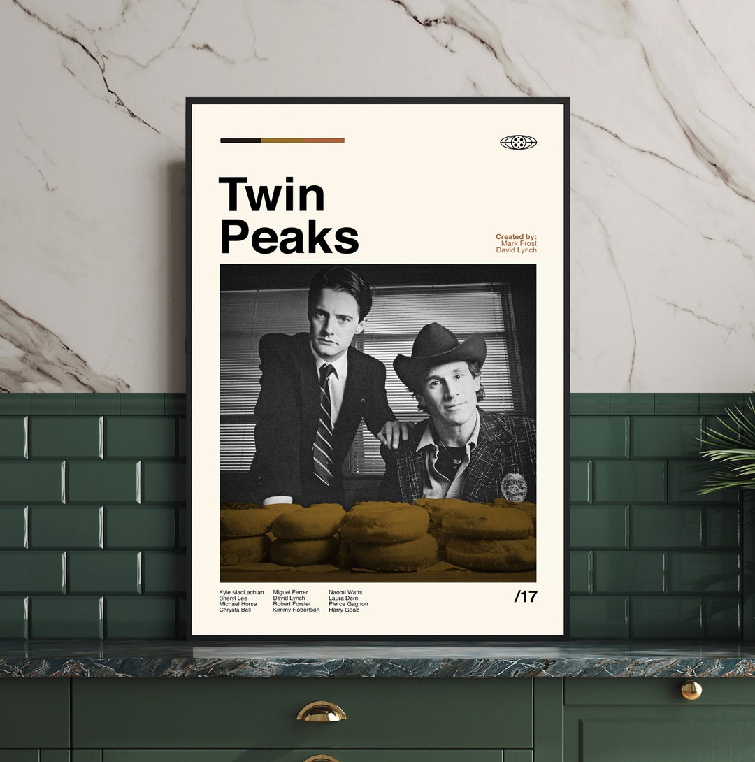 Twin Peak Poster Twin Peak Vintage Retro Movie Poster - Etsy