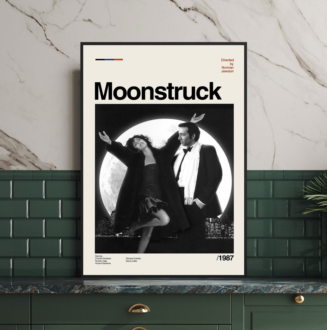 Moonstruck Poster Moonstruck Retro Custom Print Retro - Etsy