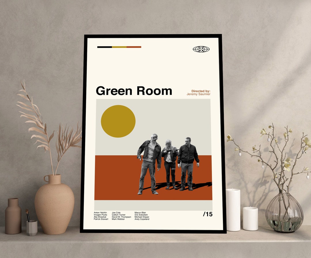 Green Room Poster Jeremy Saulnier Retro Modern Poster - Etsy