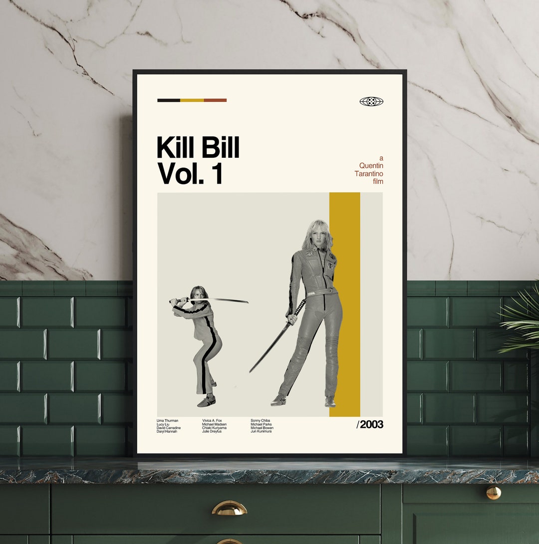 Kill Bill Vol 1 Movie Poster Kill Bill Vol Movie Retro Movie - Etsy
