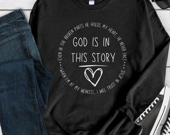 God Is In This Story PNG | Christian digital file | Christian Sublimation | Christian shirt file | Hymn PNG | Bible PNG | Katy Nichole