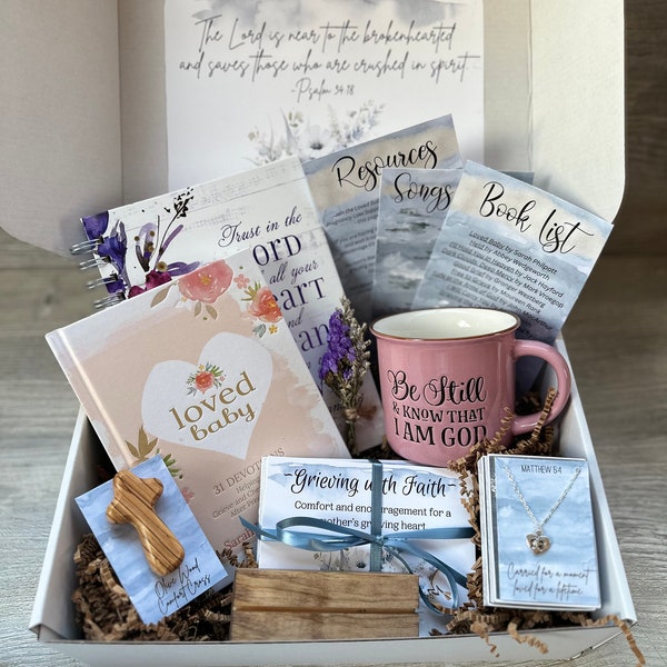 Miscarriage Care Package and Pregnancy Loss Gift, Baby Loss, Grief Gift, Loss Mama Gift Box, Christian Grief Kit