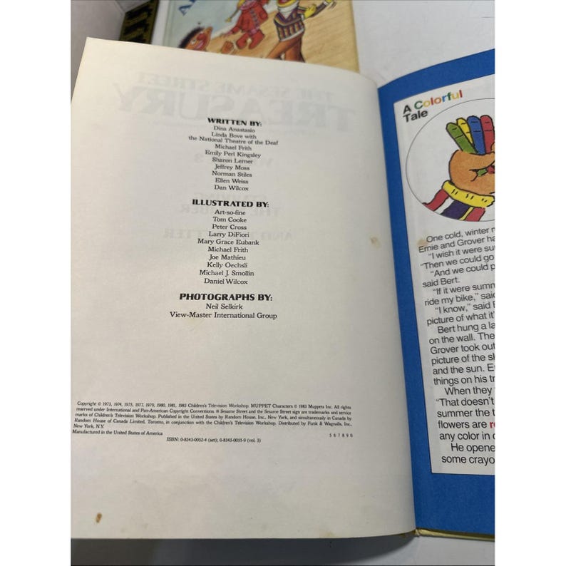 The Sesame Street Treasury Volume 3 Starring 3 And C 1983 & Anybody Can Play '80 image 10