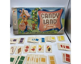 Vintage 1978 Milton Bradley Candy Land Board Game Nostalgia Kids