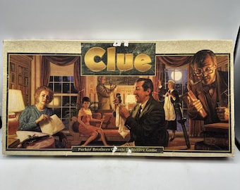 Clue Board Game 1992 Edition  Classic Original Please See Pictures GOG