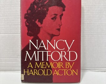 Nancy Mitford por Harold Mario Mitchell Acton HC Primera edición Muy buena 1975