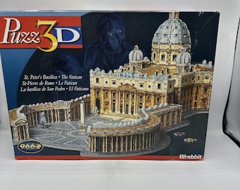 Puzz-3d Bavarian Castle P3D-801 1000 Piece Puzzle Wrebbit Vintage