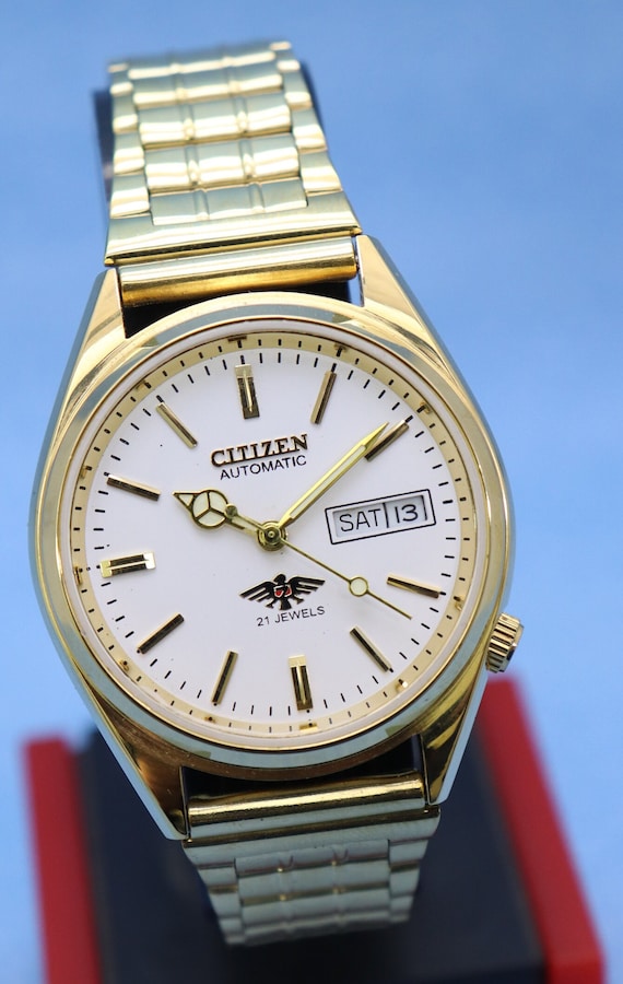 Rare mouvement vintage Citizen automatique avec date