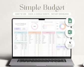 Excel Budget Planner Google Sheets Monthly Budget Spreadsheet Paycheck Budget Tracker Google Sheets Weekly Budget Template BiWeekly Budget