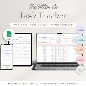 Task Tracker Google Sheets To Do List Spreadsheet Task Manager Template Decision Matrix Task Planner Productivity Priority Checklist Daily