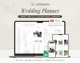Wedding Planner Spreadsheet Wedding Budget Tracker Wedding Timeline Checklist Guest List Tracker Wedding Itinerary Seating Plan Wedding Gift