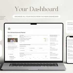 Notion Template Business Planner CRM Notion Business Dashboard Notion ...