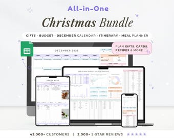 Christmas Planner Spreadsheet Google Sheets Christmas Gift Tracker Holiday Budget Planner Xmas Present Tracker Christmas Gift List Template