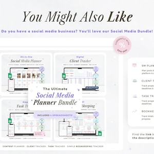 Social Media Content Calendar Template Monthly Content Planner Google Sheets Social Media Planner Post Spreadsheet Instagram TikTok Facebook image 12