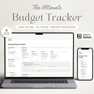 Notion Template Budget Notion Finance Planner Notion Budget Template Notion Expense Tracker Monthly Budget Paycheck Budget Weekly Budgeting