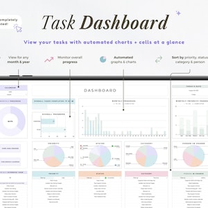 Editable ADHD Planner Google Sheets Digital Productivity Spreadsheet ...