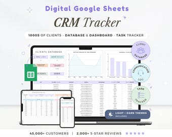 crmm tracker Kunden-Planer Google Sheets und crm-Planer Aufgaben Tabelle To-Do-Listen und Kunden-Planer crm Dashboard Singles und kleine Unternehmen