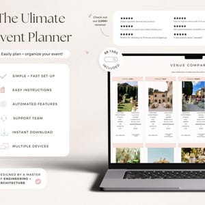 Planificador de eventos en Google Sheets Plantilla para planificación de fiestas Seguimiento de presupuesto Lista de proveedores Lista de invitados Organizador de despedida de soltera Planificador de baby shower imagen 11