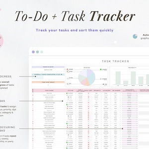 Editable ADHD Planner Google Sheets Digital Productivity Spreadsheet ...