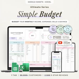 Google Sheets Budget Planner Excel Biweekly Budget Tracker Monthly Budget Spreadsheet Debt Google Sheets Expense Tracker Bills Spreadsheet image 1