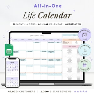Digital Planner Spreadsheet Google Sheets Calendar Monthly Tracker Routine Daily Schedule Weekly Calendar Spreadsheet Calendar Daily Biweek