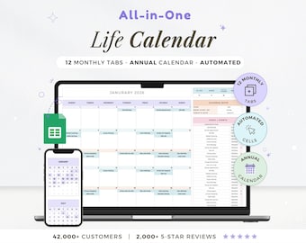 Digital Planner Spreadsheet Google Sheets Calendar Monthly Tracker Routine Daily Schedule Weekly Calendar Spreadsheet Calendar Daily Biweek